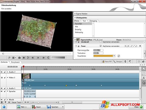 Screenshot Nero Vision for Windows XP