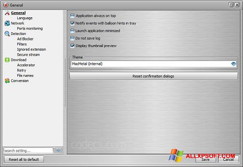 Screenshot VSO Downloader for Windows XP