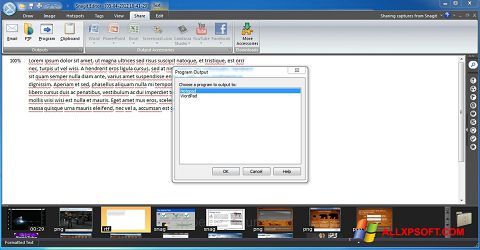 Screenshot Snagit for Windows XP