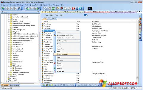 Screenshot Remote Administration Tool for Windows XP