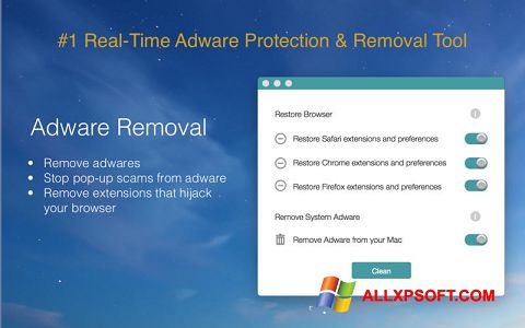Screenshot Adware Removal Tool for Windows XP