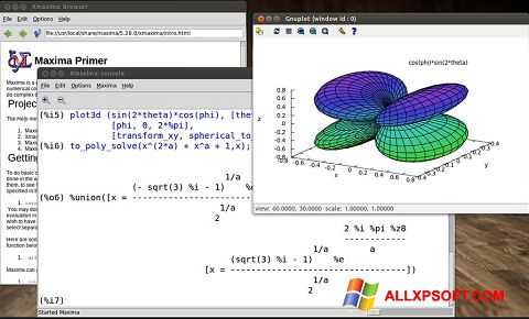 Screenshot Maxima for Windows XP