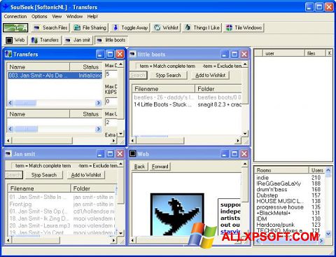 Screenshot Soulseek for Windows XP