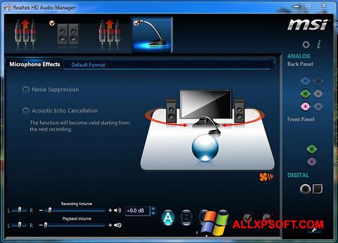 realtek hd audio manager windows 10