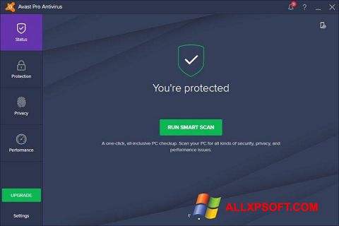 Screenshot Avast! Pro Antivirus for Windows XP