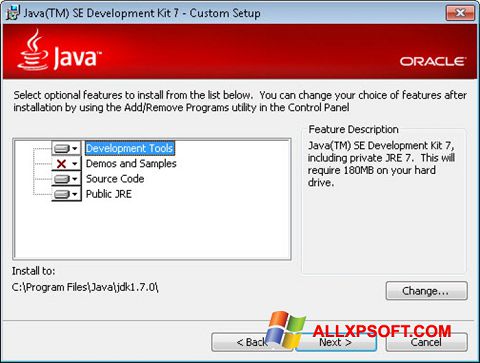 Screenshot Java Development Kit for Windows XP