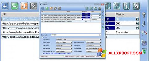 Screenshot VideoGet for Windows XP