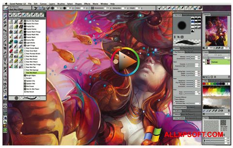 Screenshot Corel Painter for Windows XP