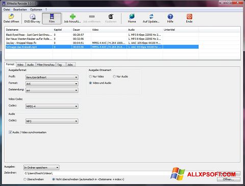 for windows download XMedia Recode 3.5.8.7