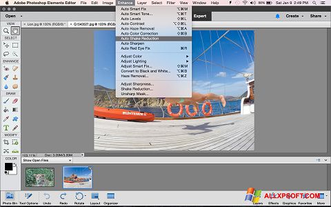 Screenshot Photoshop Elements for Windows XP