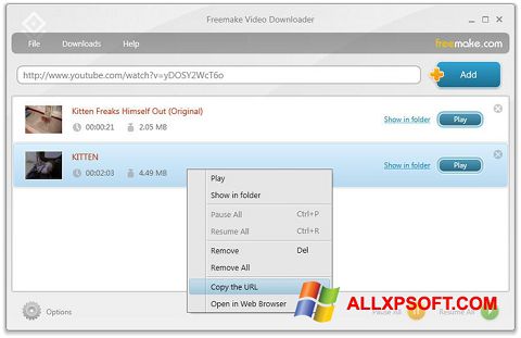 youtube downloader xp