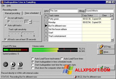 sound mixer for windows xp