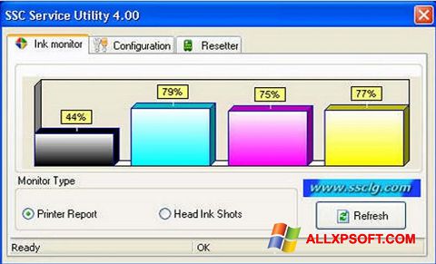 Screenshot SSC Service Utility for Windows XP