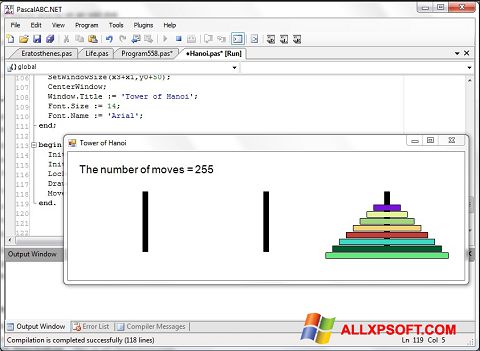 Screenshot Pascal ABC for Windows XP