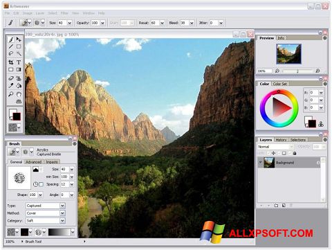 Screenshot Artweaver for Windows XP