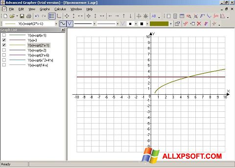 Screenshot Advanced Grapher for Windows XP