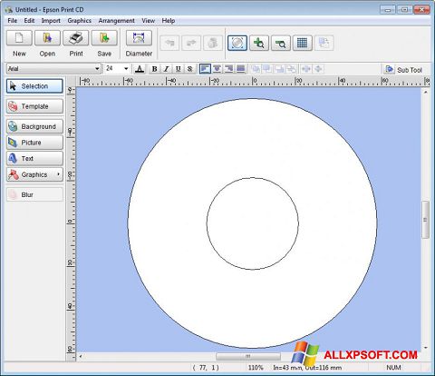 Screenshot EPSON Print CD for Windows XP