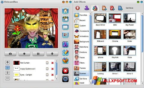 Screenshot WebcamMax for Windows XP