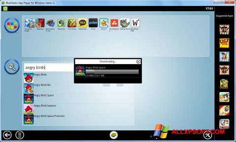 Screenshot BlueStacks for Windows XP