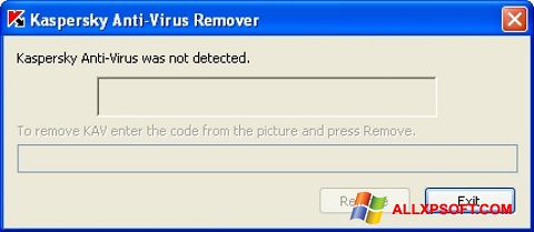 Screenshot KAVremover for Windows XP