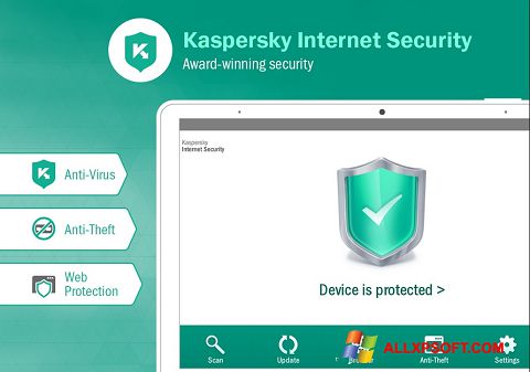 Screenshot Kaspersky Internet Security for Windows XP