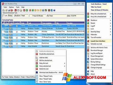 Screenshot Auto ShutDown for Windows XP